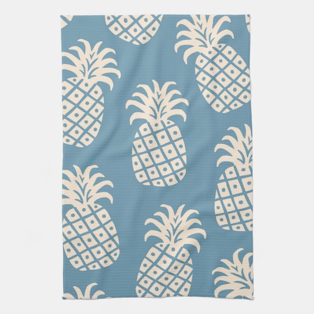 Paño De Cocina Diseño tropical de piña torcida (Vertical)