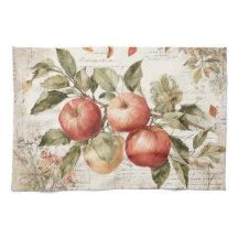 Diseño vintage rama de manzana