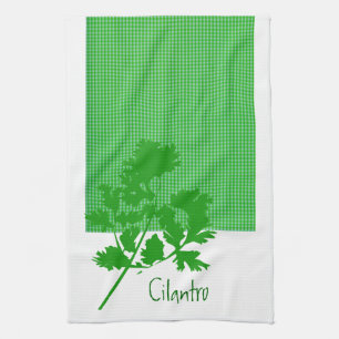 Paño De Cocina Diseños de la cocina del Cilantro de las especias