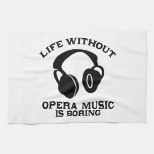 Paño De Cocina Diseños de la música de la ópera