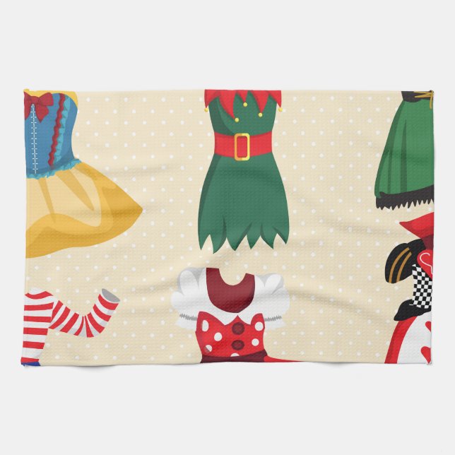 Paño De Cocina disfraces de halloween (Horizontal)