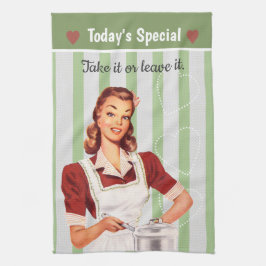 Paño De Cocina Dishtowel especial de hoy - en verde