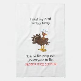 Paño De Cocina Disparo mi primera Turquía hoy