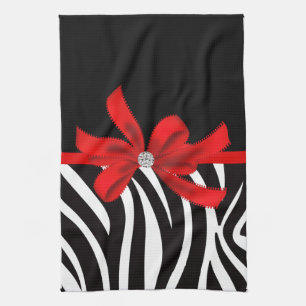 Paño De Cocina Diva del diamante (roja)