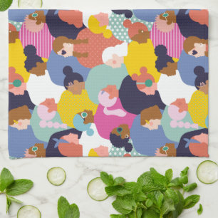 Paño De Cocina Diversidad de mujeres - Mujeres de diferentes etni