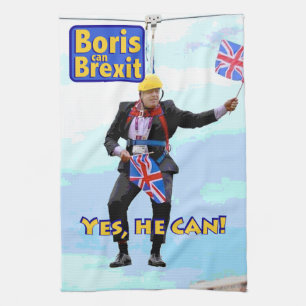 Paño De Cocina Diversión Boris gráfico Johnson Brexit de la
