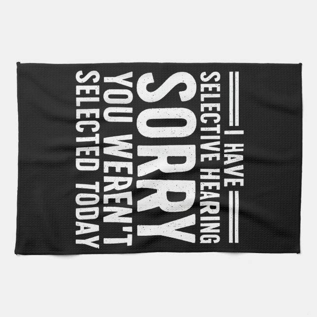 Paño De Cocina Divertidas Declaraciones Arte Para Personas Sarcás (Horizontal)