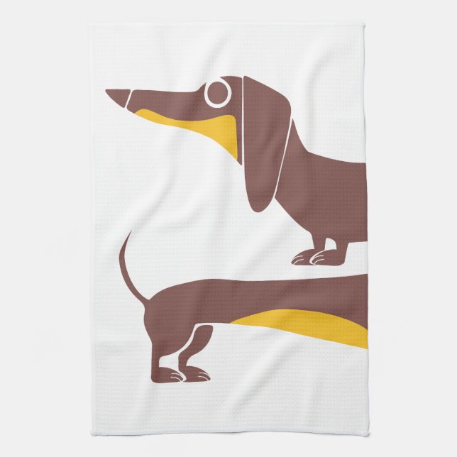 Paño De Cocina Divertido dachshund lindo para padres de perros la (Vertical)