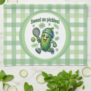 Paño De Cocina Divertido Lindo Dulce como los Pickles Pickleball