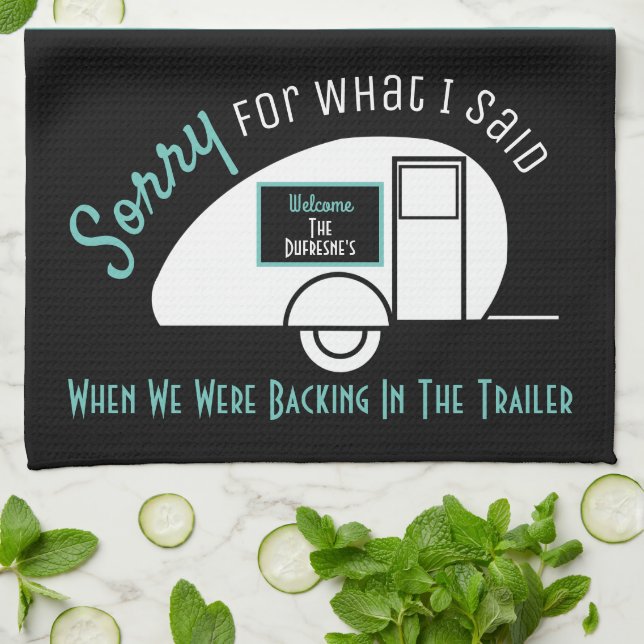 Paño De Cocina Divertido "Lo Siento Cuando Nos..." Cocina (Doblado)