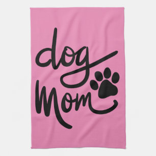 Paño De Cocina Divertido perro Paw Dog Mom
