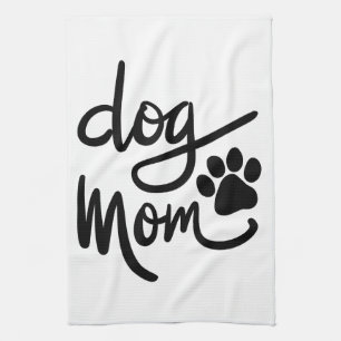 Paño De Cocina Divertido perro Paw Dog Mom