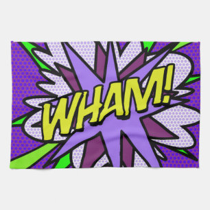 Paño De Cocina Diviértete Cómic WHAM Moderno y Divertido