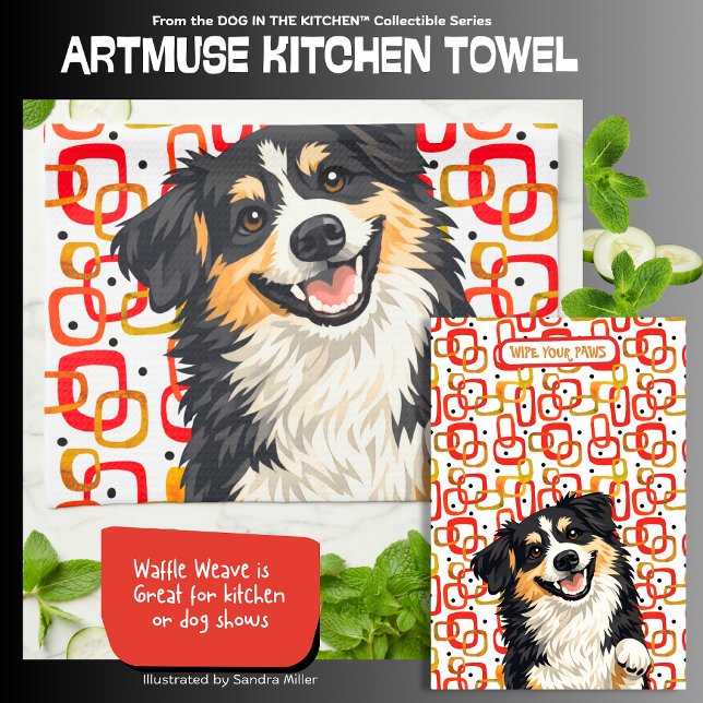 Paño De Cocina DOBRO- Aussie - ArtMuse Kitchen Towels  (Subido por el creador)