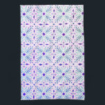 Paño De Cocina Dolores Patrón de mosaicos Púrpura Casa de la Mone<br><div class="desc">Decoren su cocina con esta toalla de tejas dibujada a mano. ¡Hace un gran regalo para el boda o para el ama de casa! Puede personalizar y agregar texto también. Revisa mi tienda por muchos más colores y patrones,  además de artículos que coincidan con tu casa.</div>
