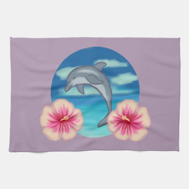 Paño De Cocina Dolphin Paradise (Horizontal)