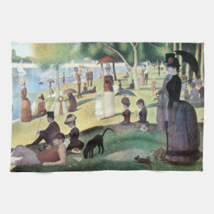 Paño De Cocina Domingo por la tarde, Isla La Grande Jatte por Seu