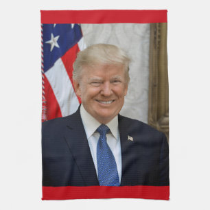 Paño De Cocina Donald Trump Presidente de los Estados Unidos Casa