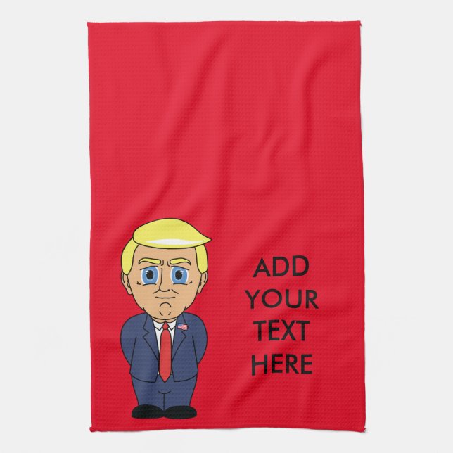 Paño De Cocina Donald Trump que parece presumido (Vertical)