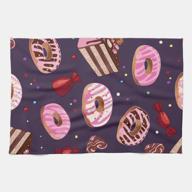 Paño De Cocina Donas Imprimir (Horizontal)