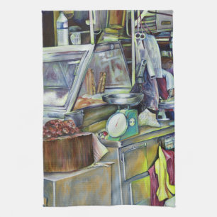 Paño De Cocina ¿Dónde está el curry de la cabeza de pescado? Sing