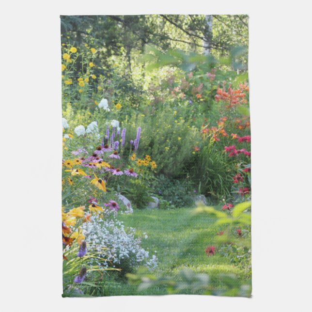 Paño De Cocina Donde tres jardines se encuentran (Vertical)