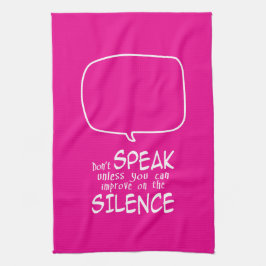 Paño De Cocina Don't Speak