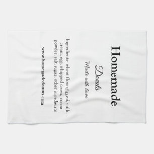 Paño De Cocina Donuts caseros hechos con amor agregar sitio web d