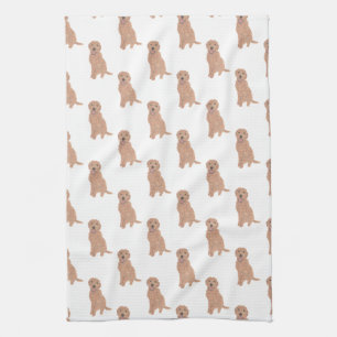 Paño De Cocina Doodle (Apricot Red Golden)