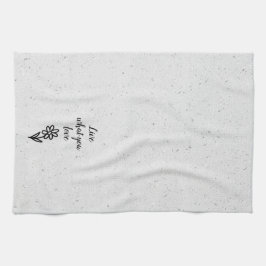 Paño De Cocina Doodle Daisy y la cita de Terrazzo