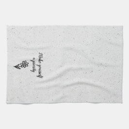 Paño De Cocina Doodle Daisy y la cita de Terrazzo