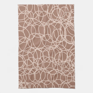 Paño De Cocina Doodles dibujados a mano de Mocha Mousse (2)