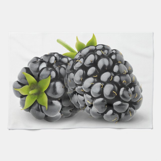 Paño De Cocina Dos blackberries (Horizontal)