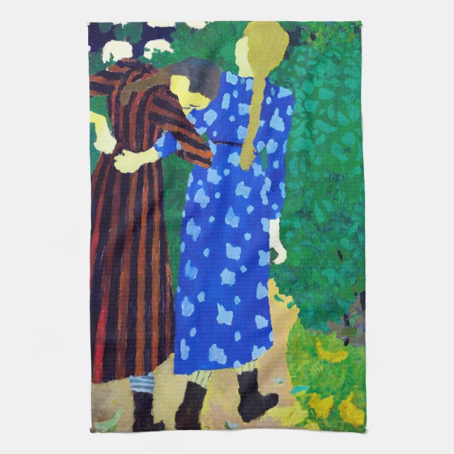 Paño De Cocina Dos Chicas, Edouard Vuillard (Vertical)