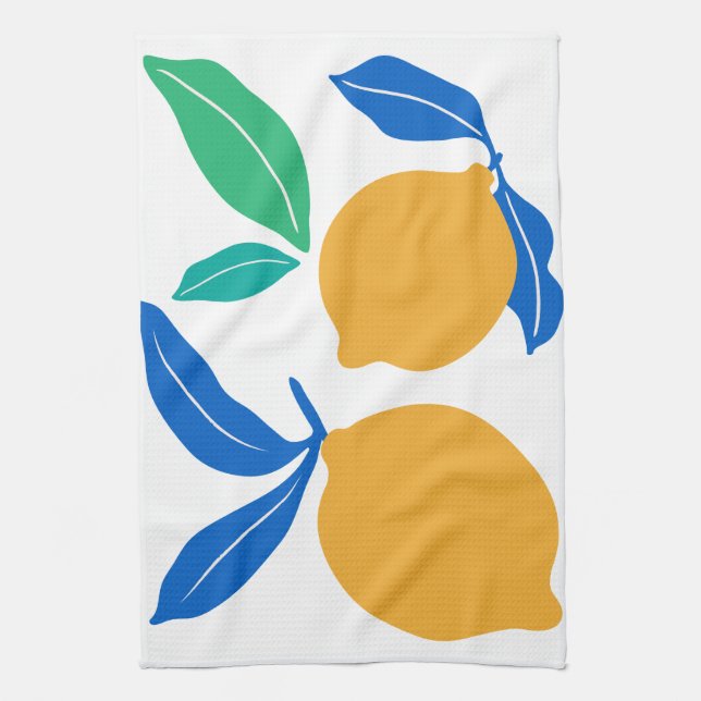 Paño De Cocina Dos Limones (Vertical)