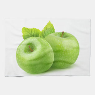Paño De Cocina Dos manzanas verdes