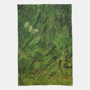 Paño De Cocina Dos mariposas blancas por Vincent van Gogh