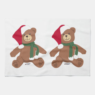 Paño De Cocina Dos Navidades Teddy Bears