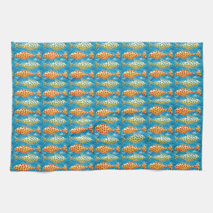 Paño De Cocina Dos Peces Manchados
