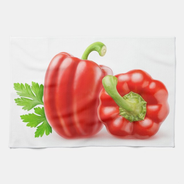 Paño De Cocina Dos pimientos (Horizontal)
