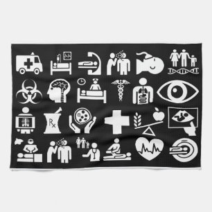 Paño De Cocina Dr Symbols Medical Medley