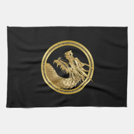 Paño De Cocina Dragón de oro