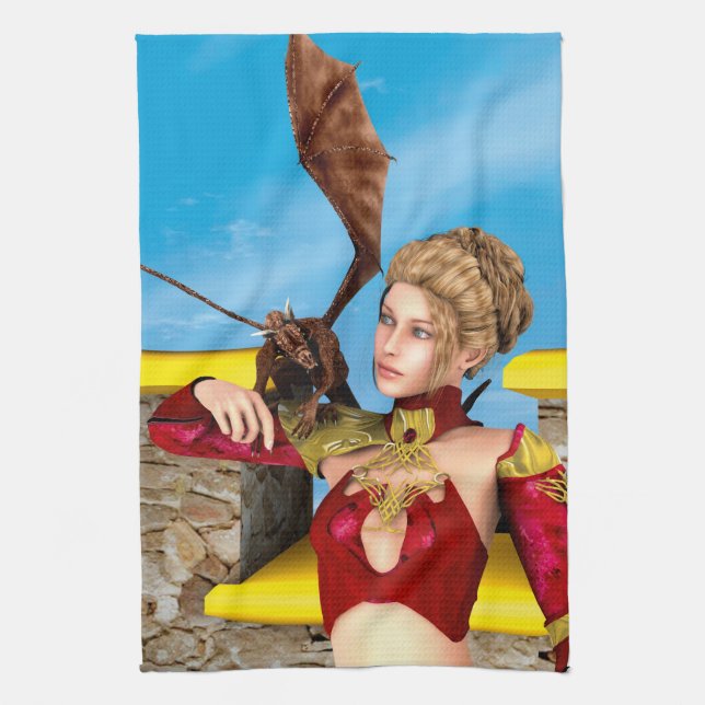 Paño De Cocina Dragon Lady (Vertical)