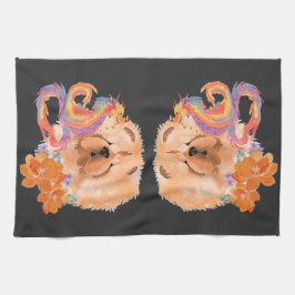 Paño De Cocina DRAGON-TALEZ CHOW año del dragón