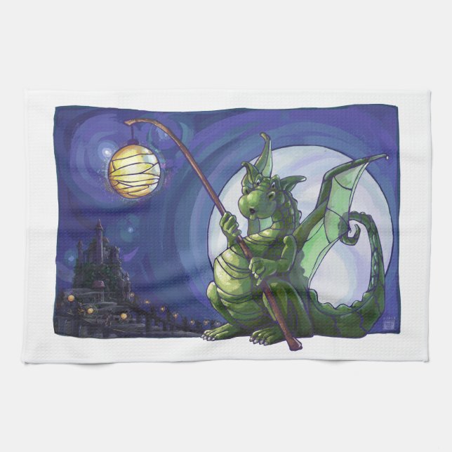 Paño De Cocina Dragon Watch Art (Horizontal)