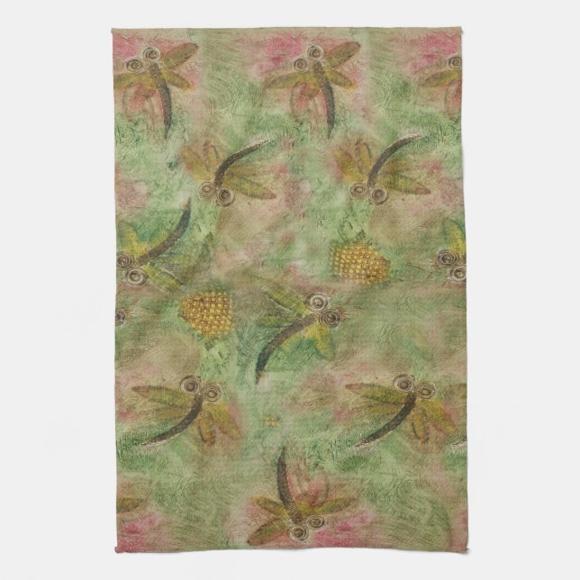 Paño De Cocina Dragonfly Cotton Candy (Vertical)
