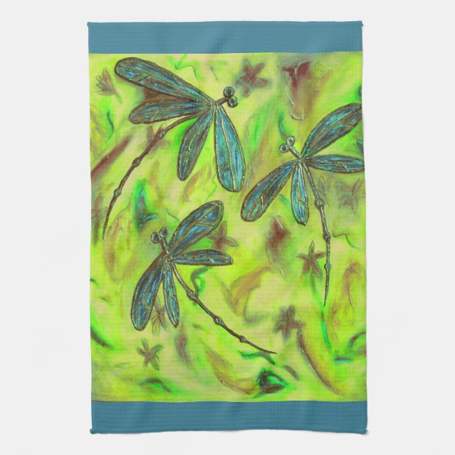 Paño De Cocina Dragonismo celestial en un cielo estrellado (Vertical)