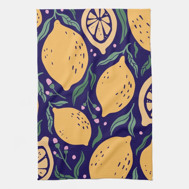 Paño De Cocina Dreamy Lemons (Vertical)