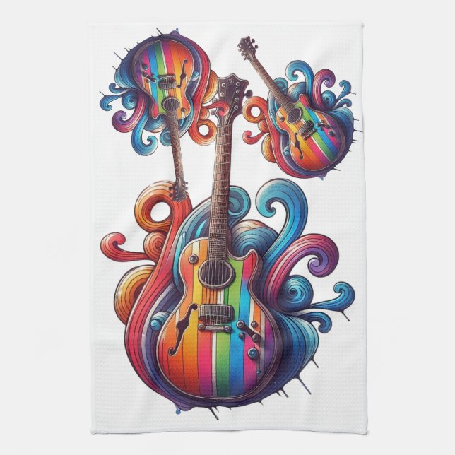 Paño De Cocina Drin Sound Wood Wall Art (Vertical)