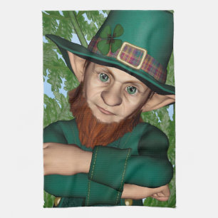 Paño De Cocina Duende irlandés